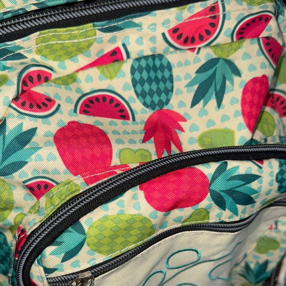 Vibrant Fruit Pattern Backpack - image 2